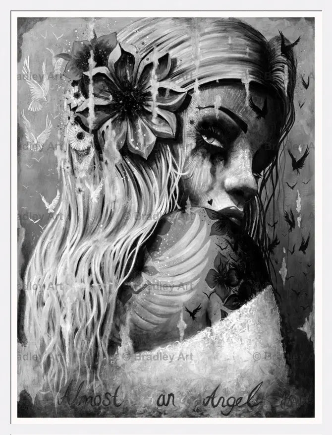 "Almost an Angel" (B&W)