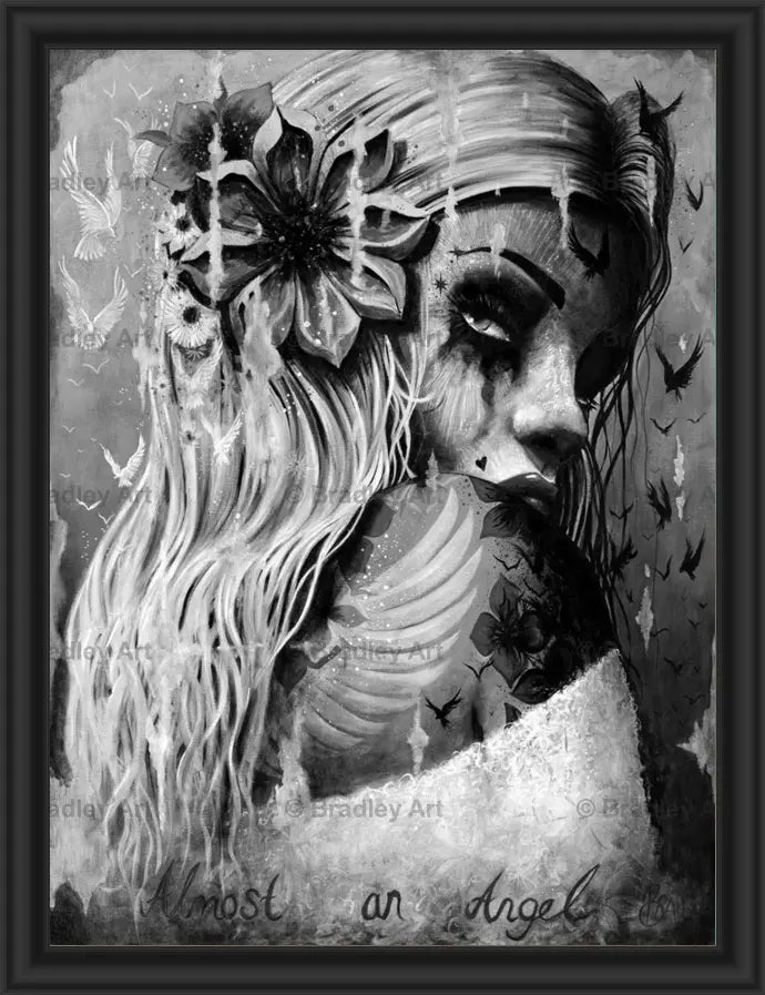 "Almost an Angel" (B&W)