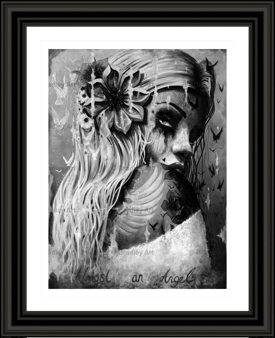 "Almost an Angel" (B&W)