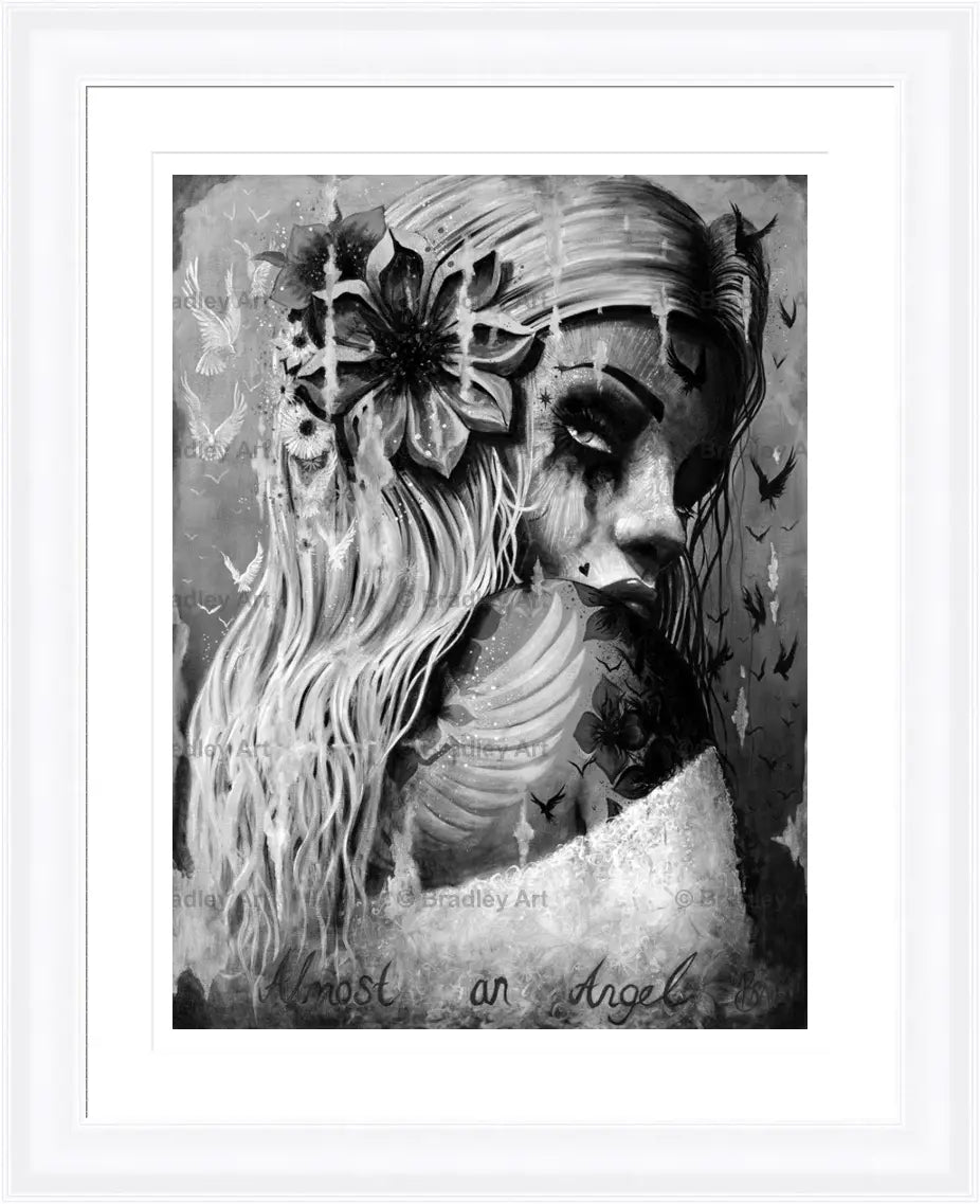 "Almost an Angel" (B&W)