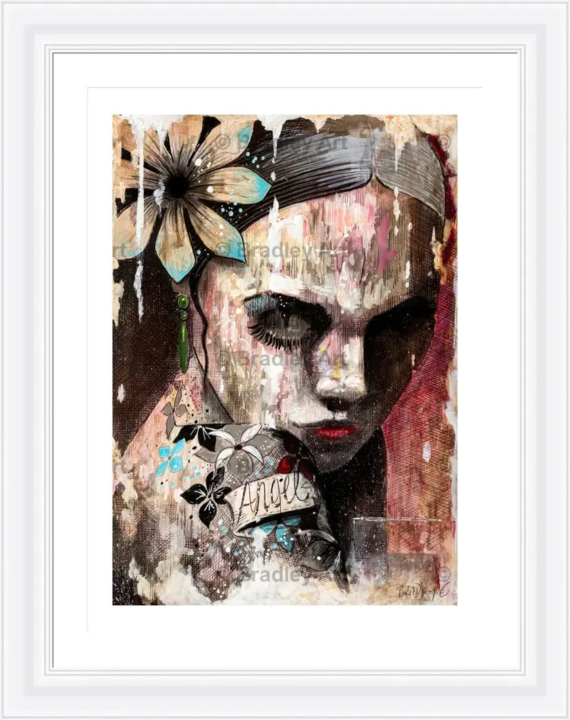 "Angel" (Green Earring)