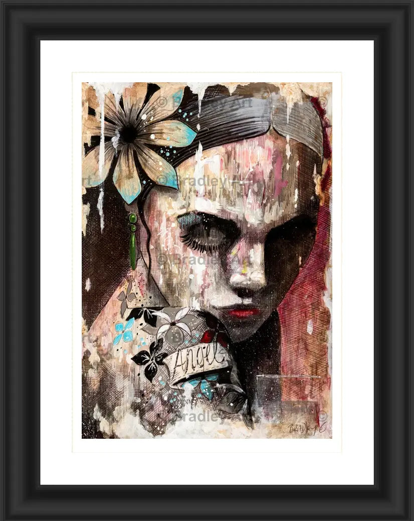 "Angel" (Green Earring)