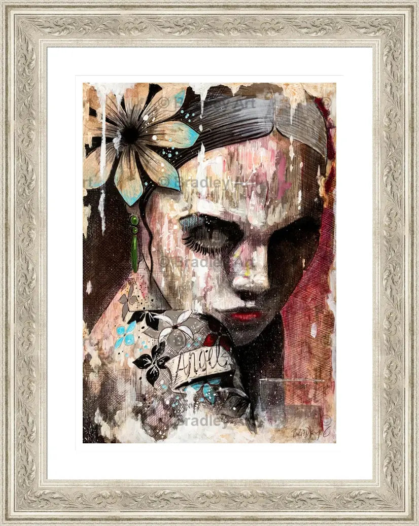 "Angel" (Green Earring)