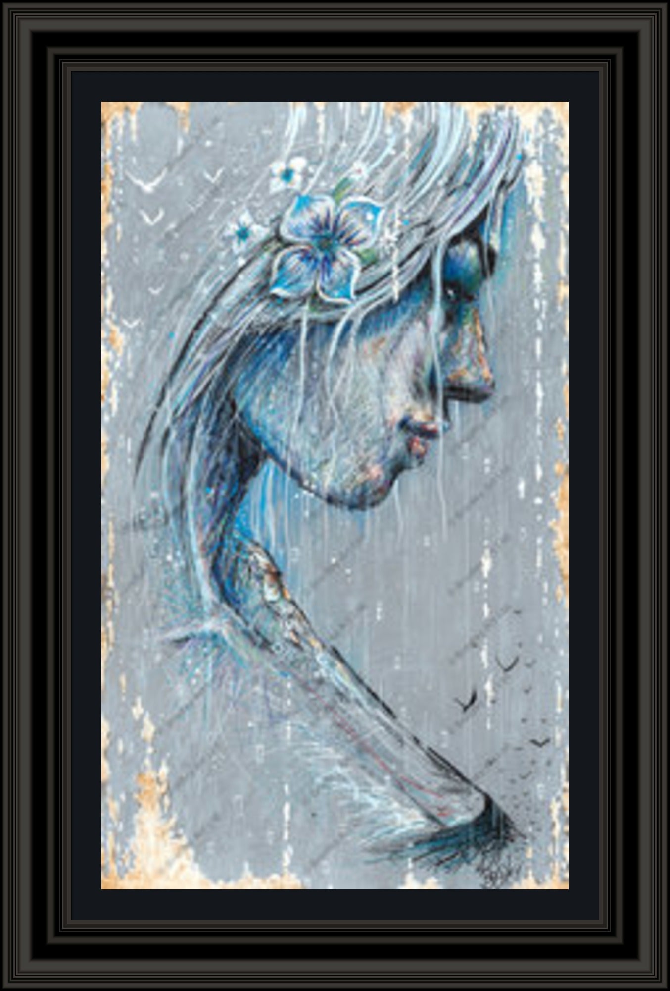 "Sorrow" (Grey) Canvas