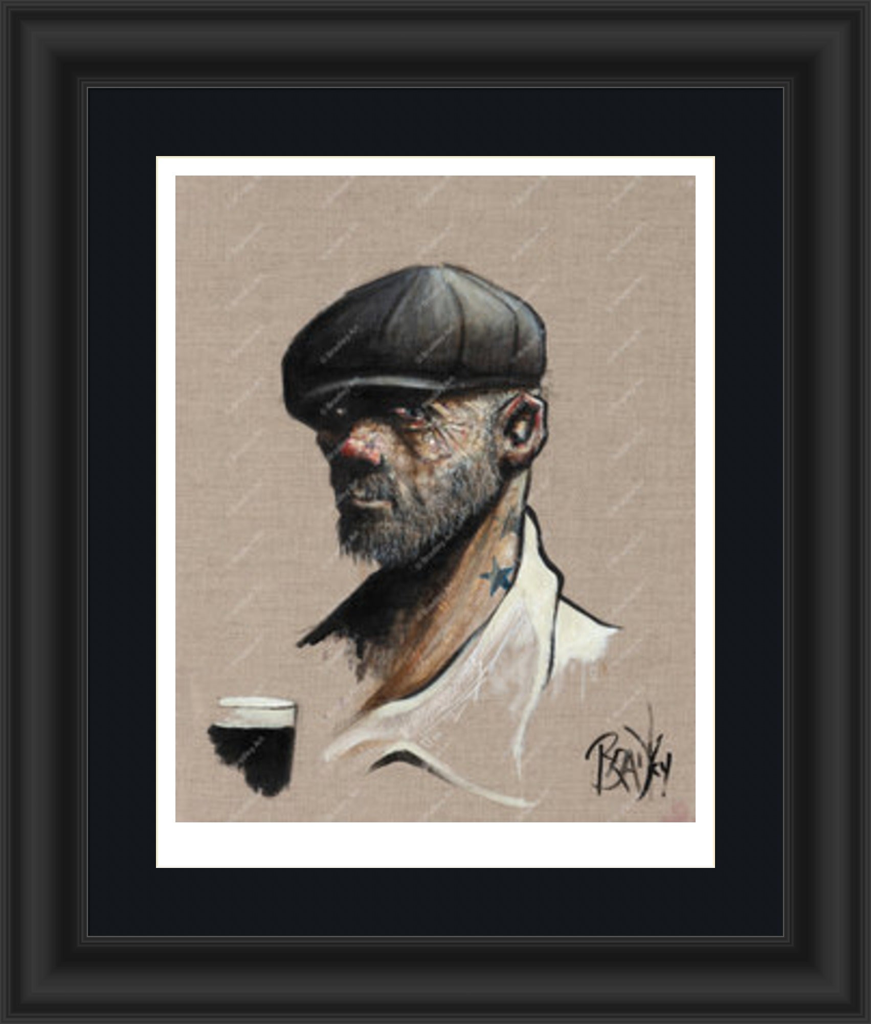 "Study III" (Docker) Print