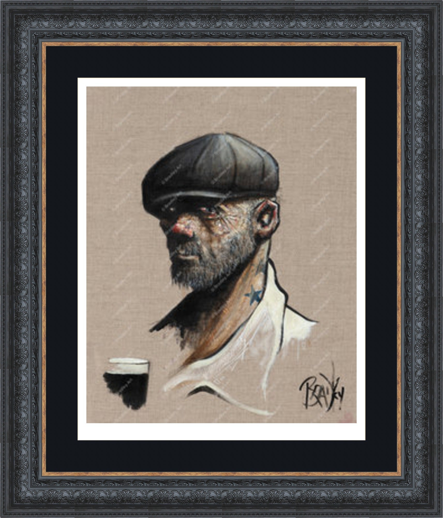 "Study III" (Docker) Print