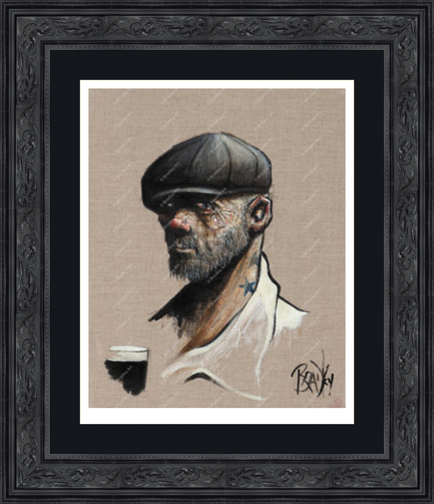 "Study III" (Docker) Print
