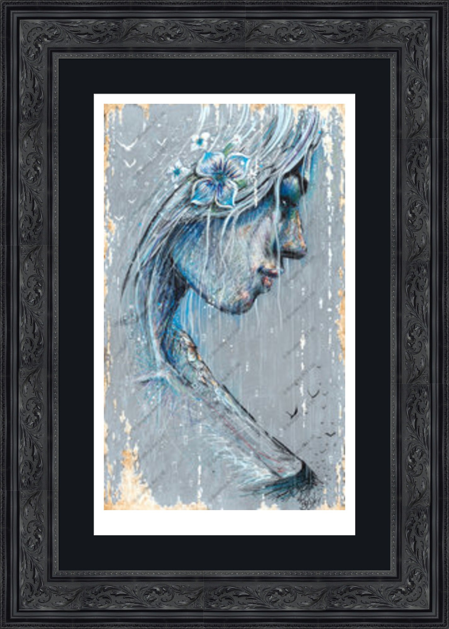 "Sorrow" (Grey) Print