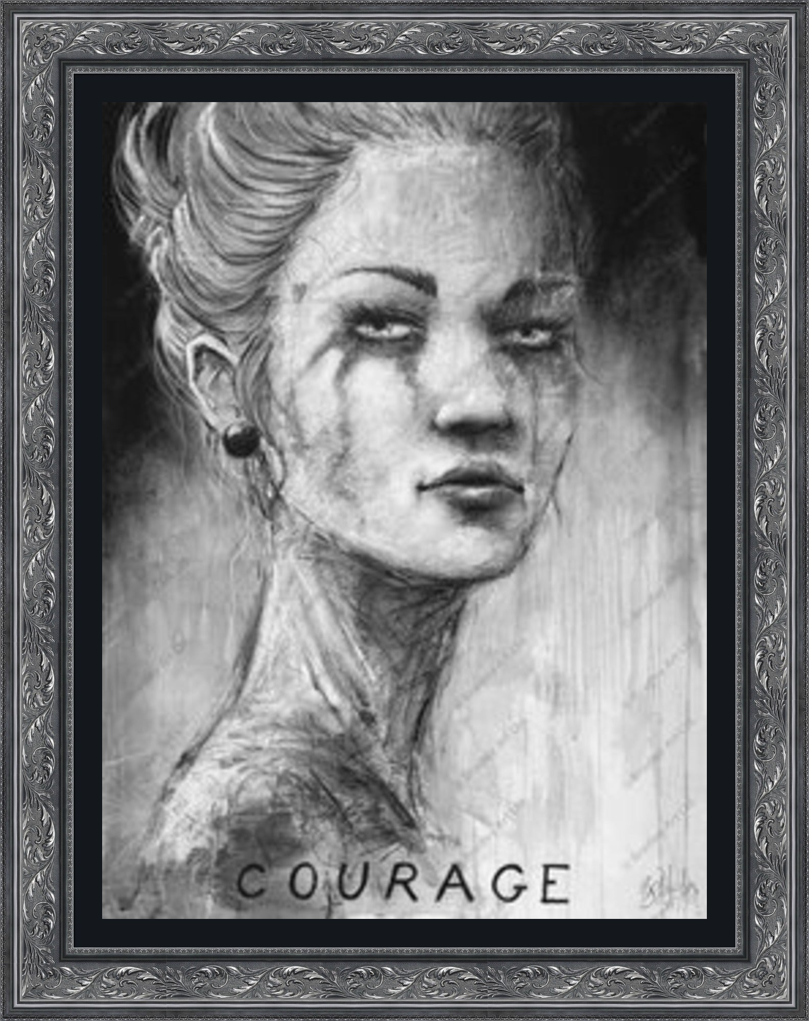 "Courage" HE Canvas