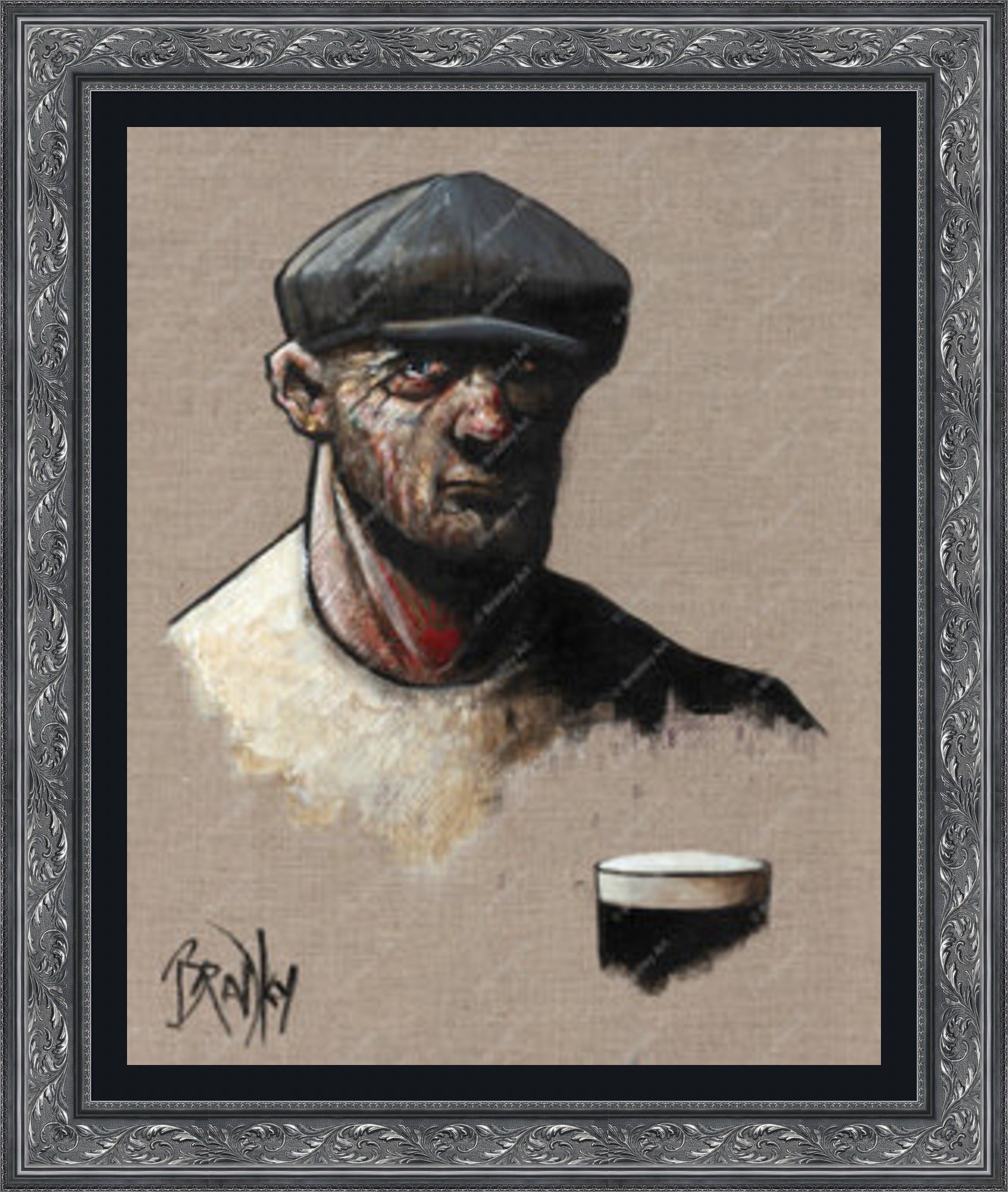 "Study II" (Docker) HE Canvas