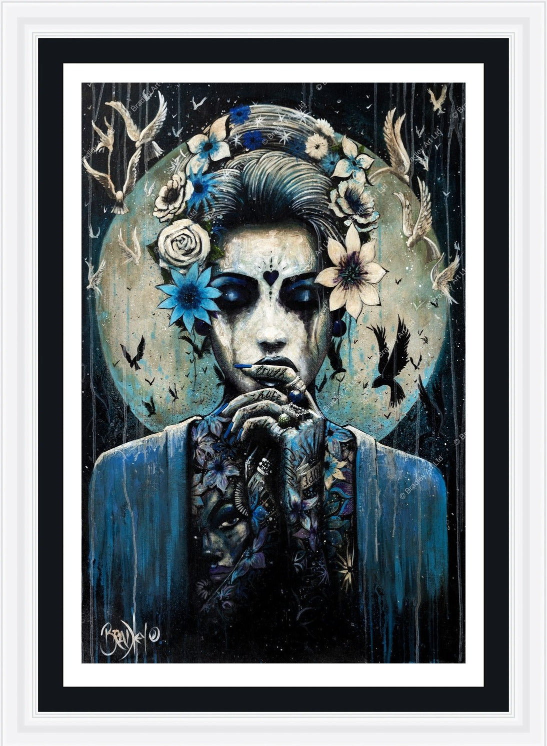 "Bleue" HE Canvas