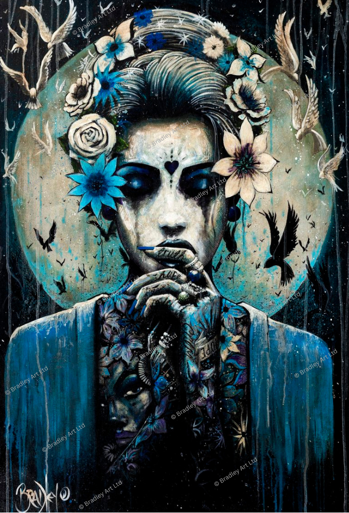 "Bleue" Canvas