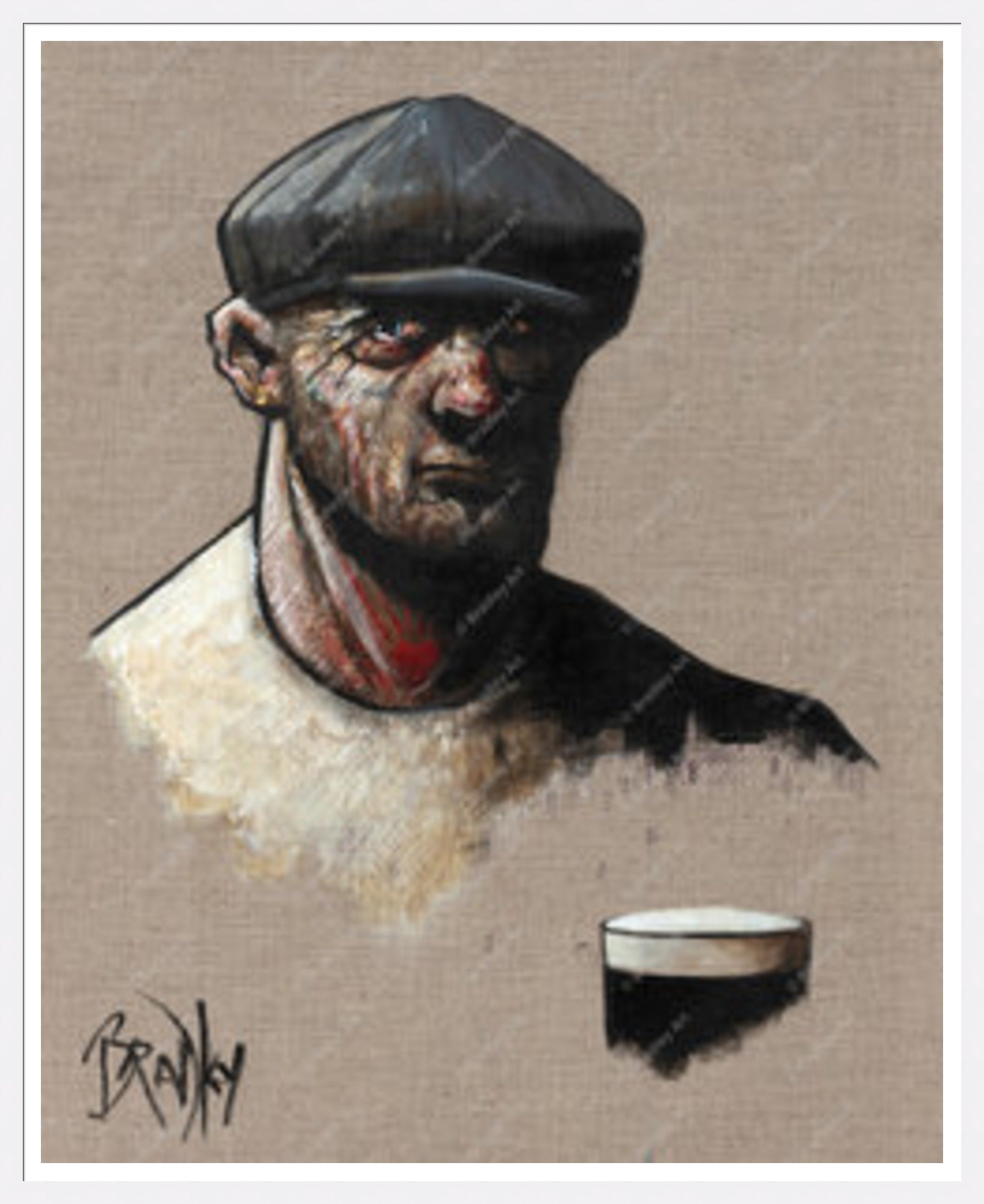 "Study II" (Docker) HE Canvas