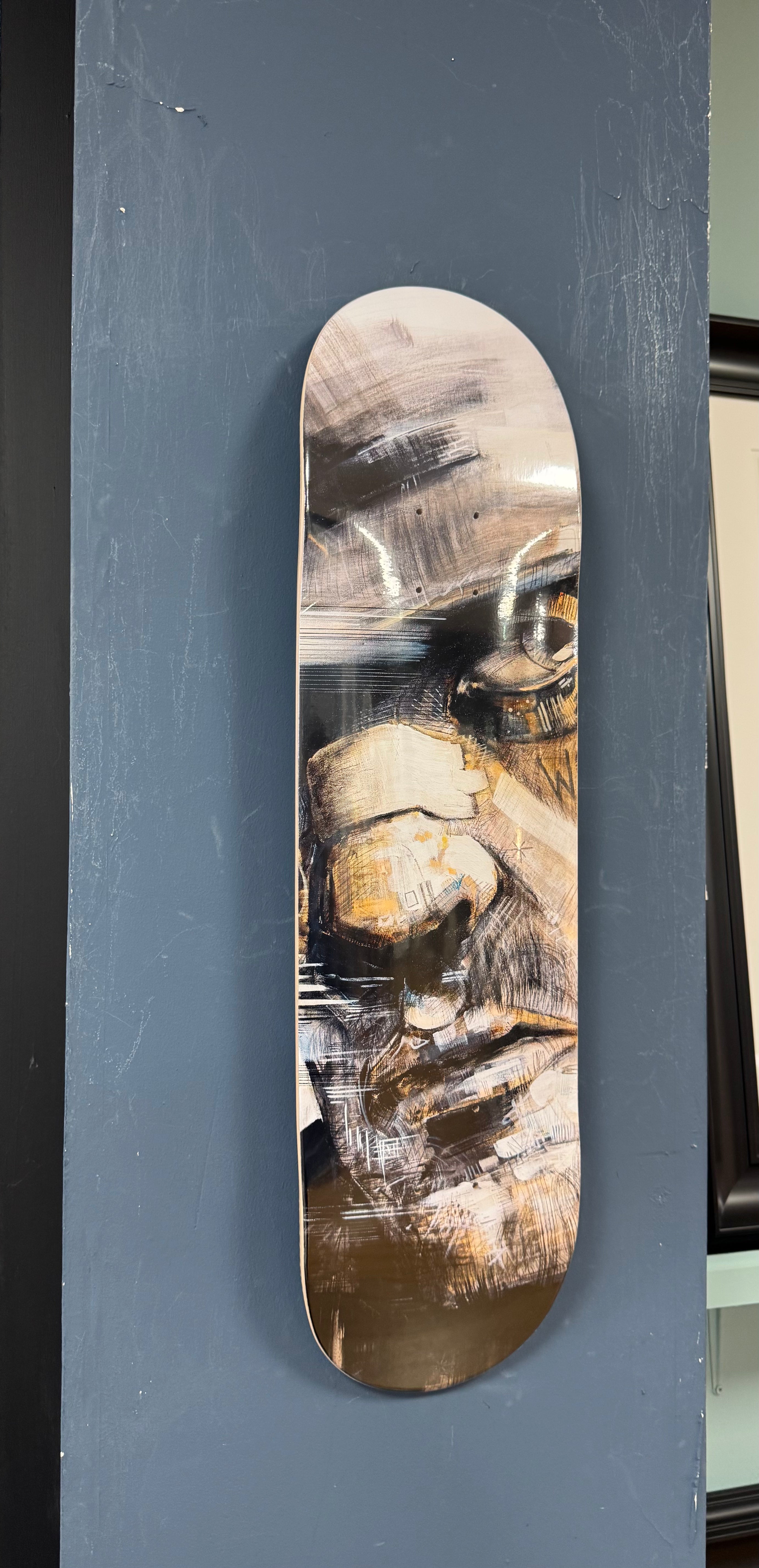 'Contender' Skateboard Deck - Signed Display Art by Terry Bradley
