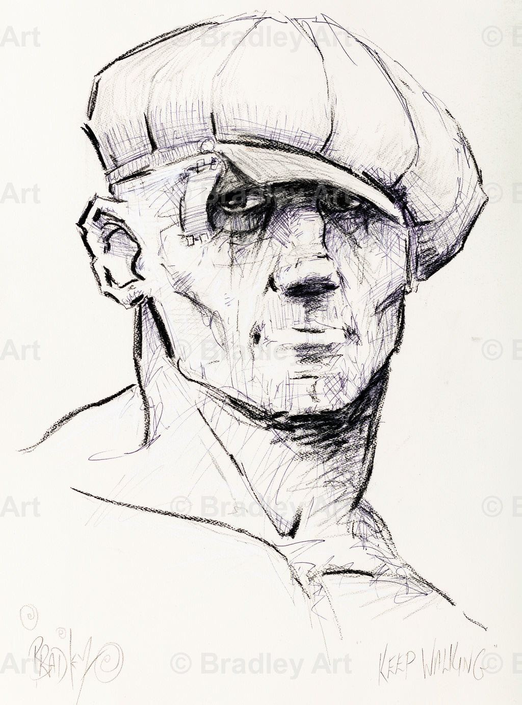 "Keep Walking" HE Canvas