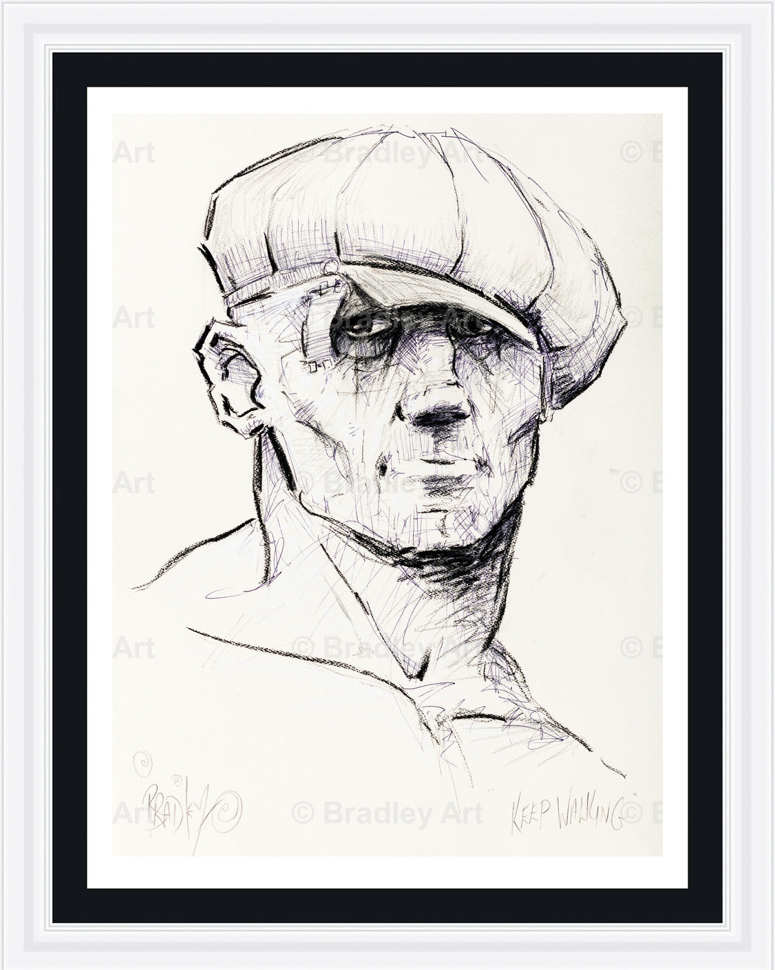 "Keep Walking" HE Canvas