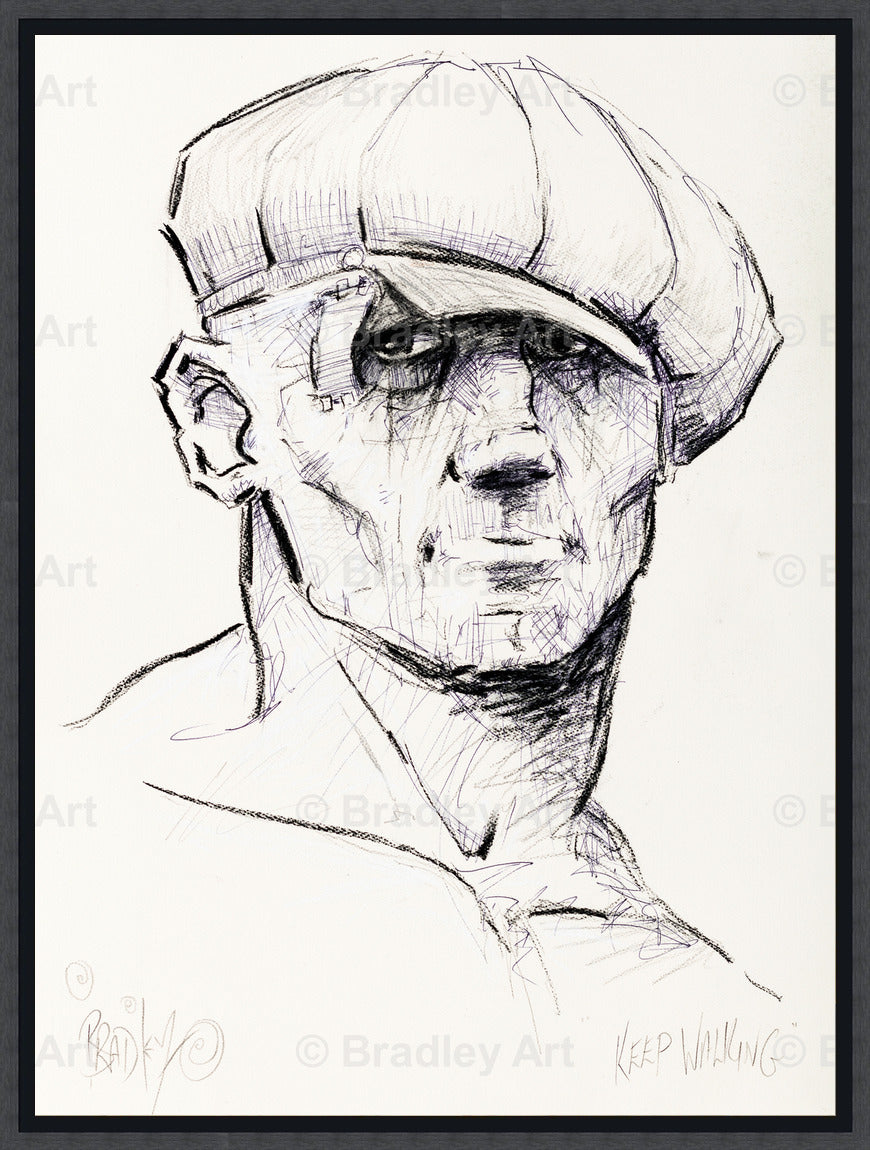 "Keep Walking" HE Canvas