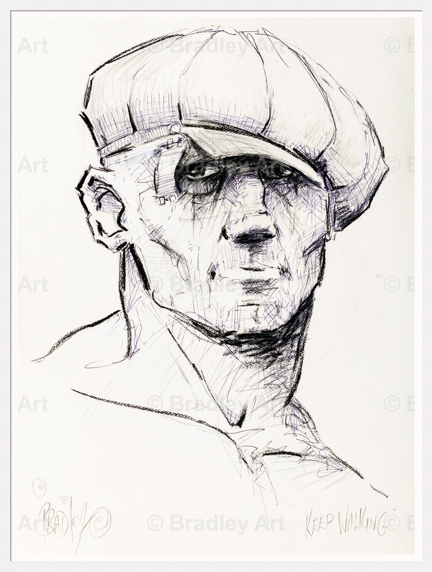 "Keep Walking" HE Canvas