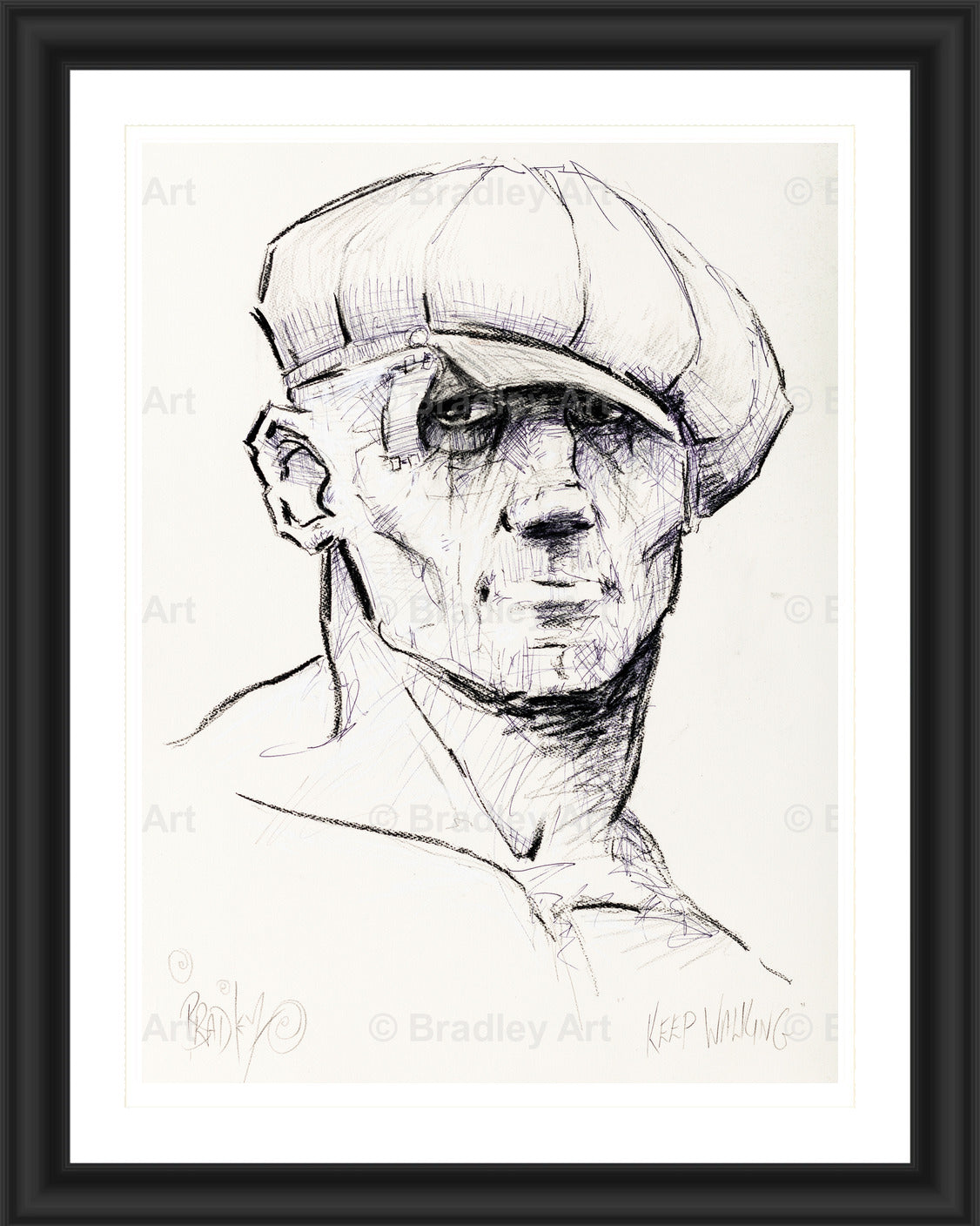 "Keep Walking" HE Canvas