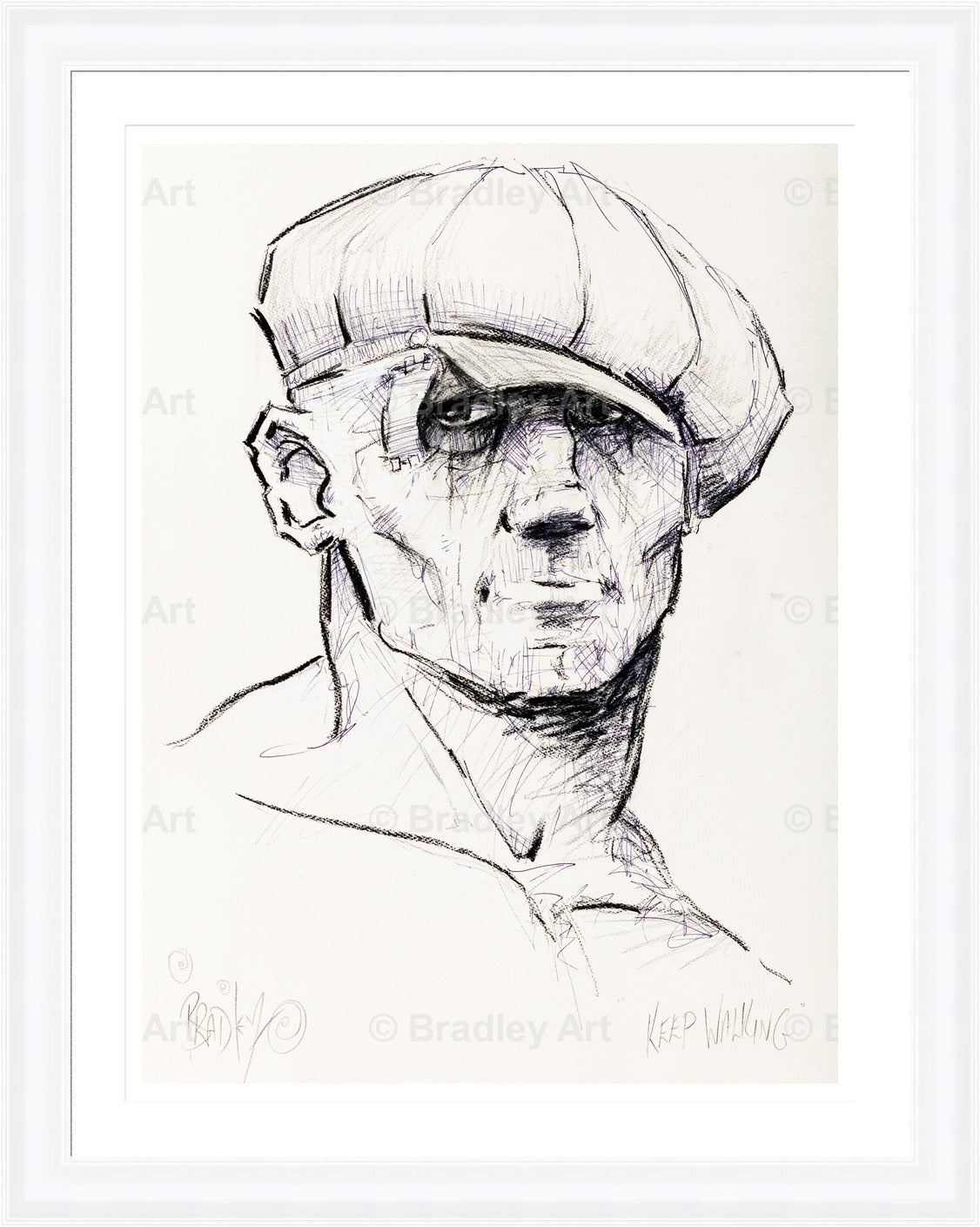 "Keep Walking" HE Canvas