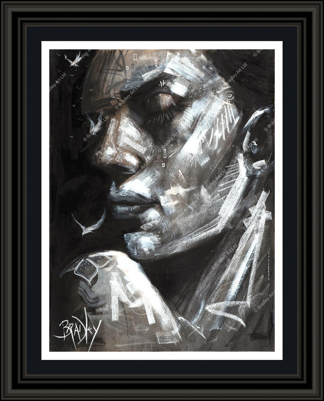 "La Femme en Noir" Canvas