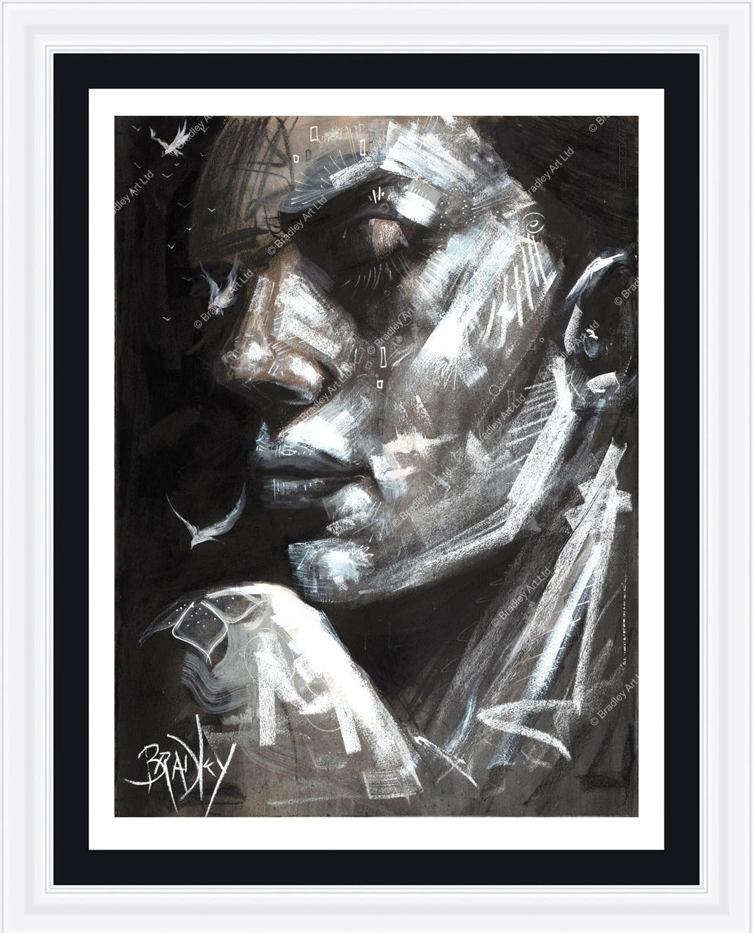 "La Femme en Noir" Canvas