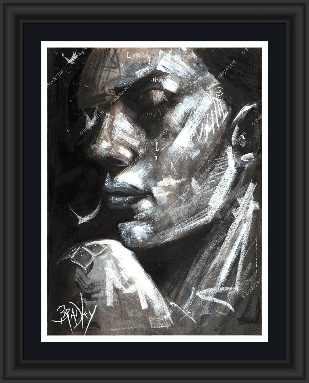 "La Femme en Noir" Canvas