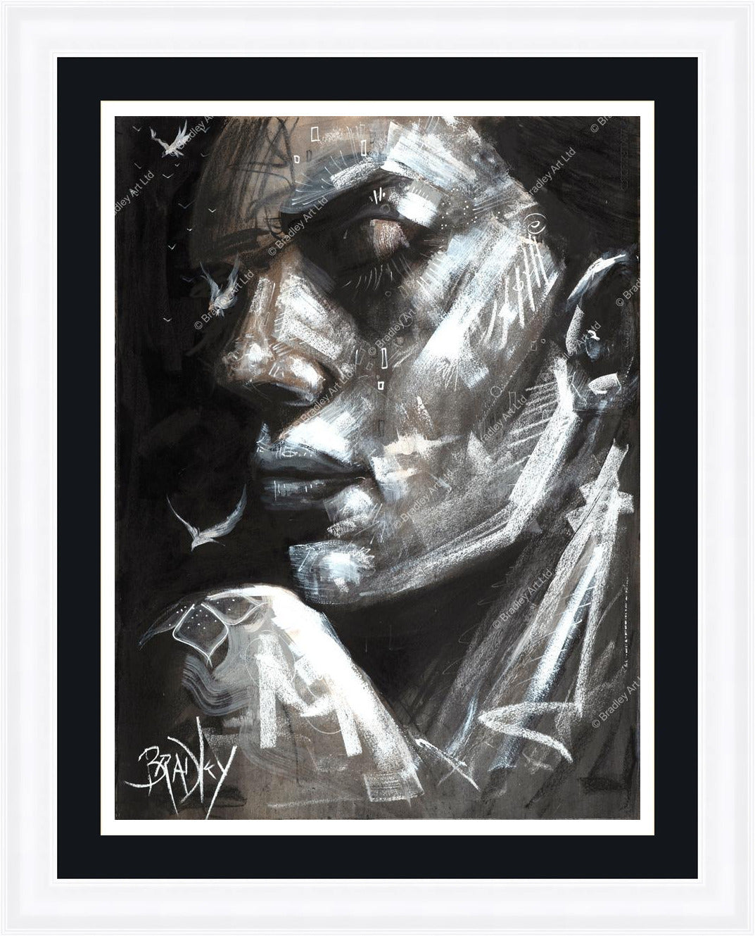 "La Femme en Noir" Canvas