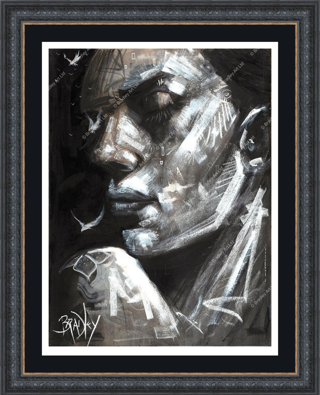 "La Femme en Noir" Canvas