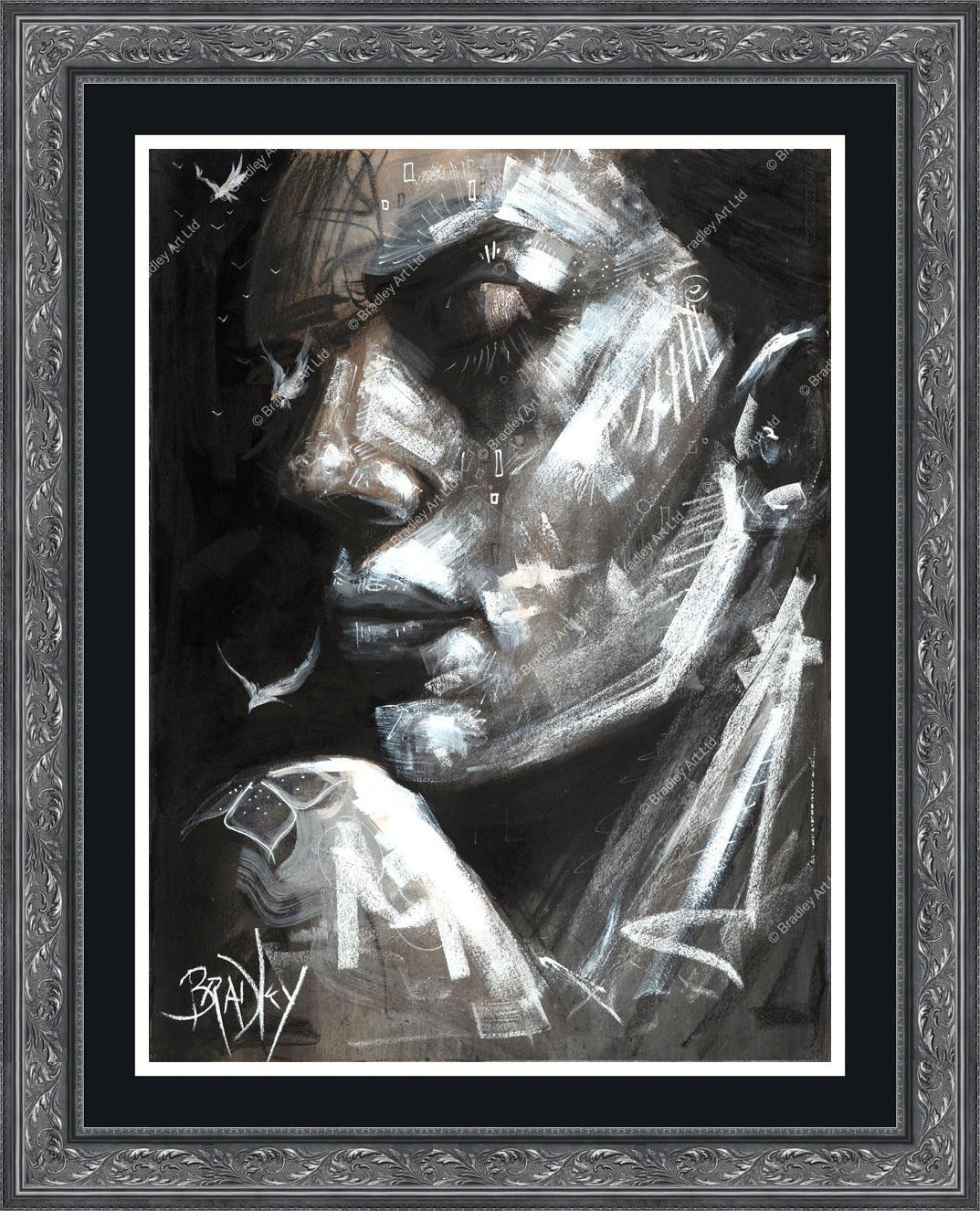 "La Femme en Noir" Canvas