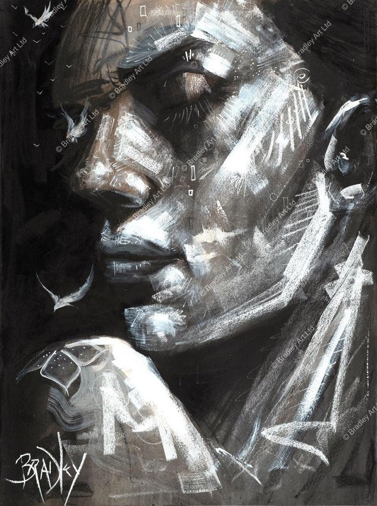 "La Femme en Noir" Canvas