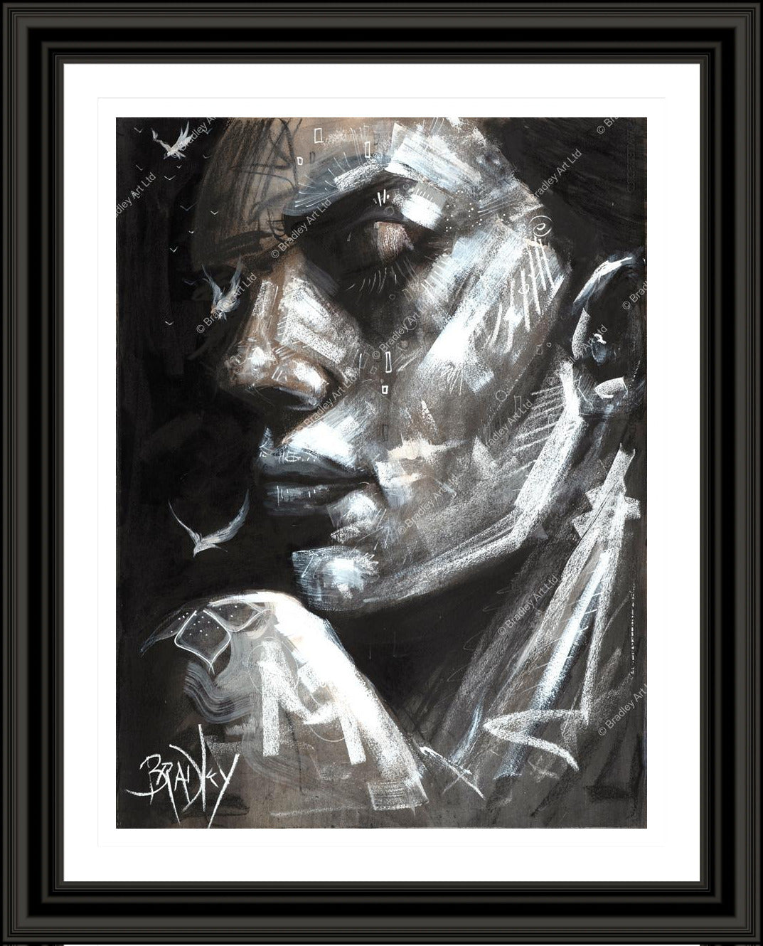 "La Femme en Noir" Canvas