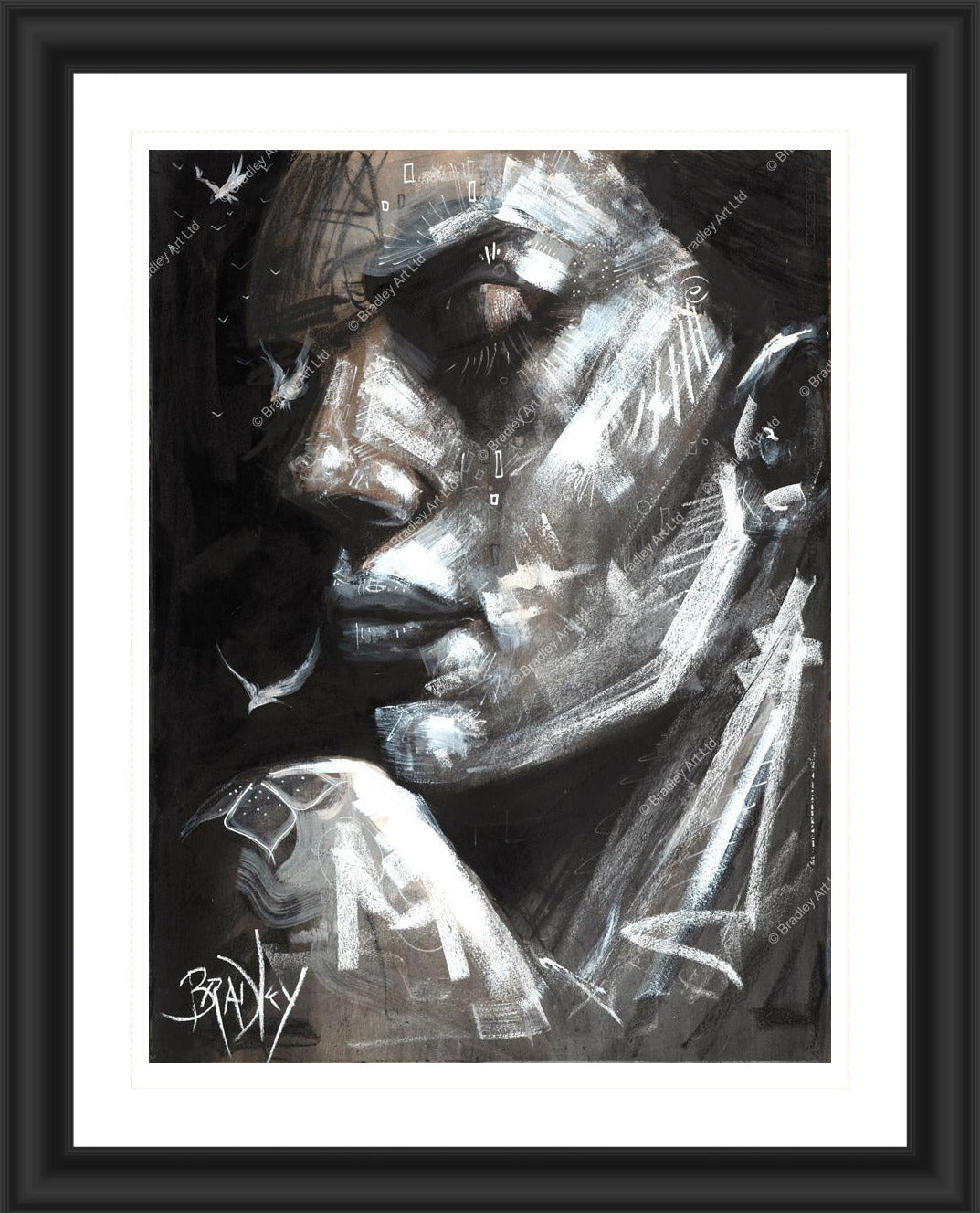 "La Femme en Noir" Canvas