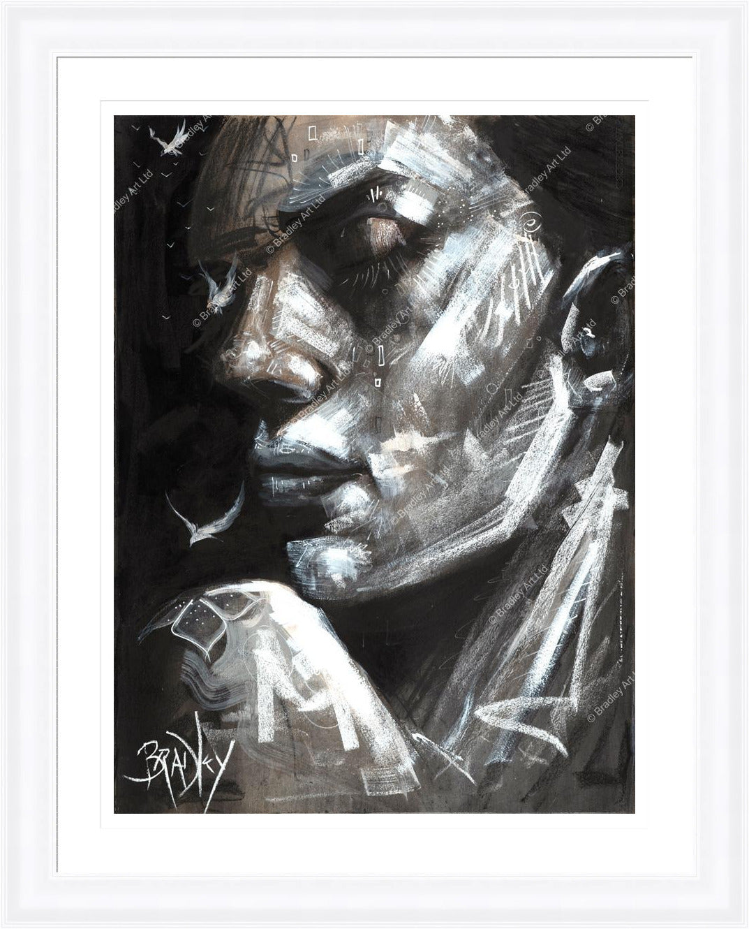 "La Femme en Noir" Canvas