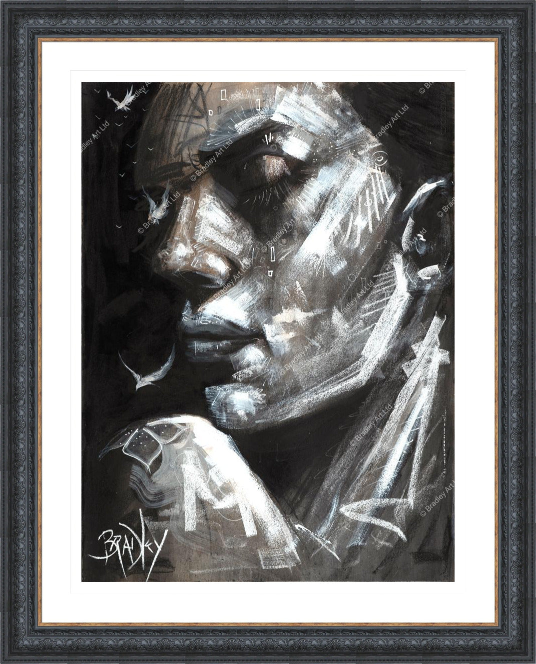 "La Femme en Noir" Canvas