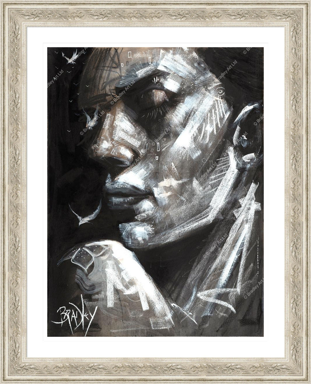 "La Femme en Noir" Canvas