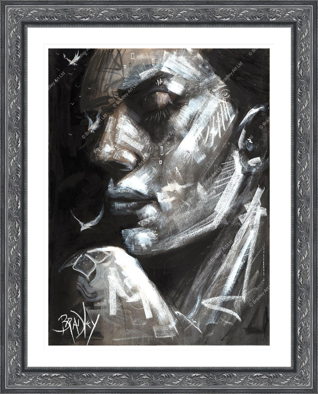 "La Femme en Noir" Canvas