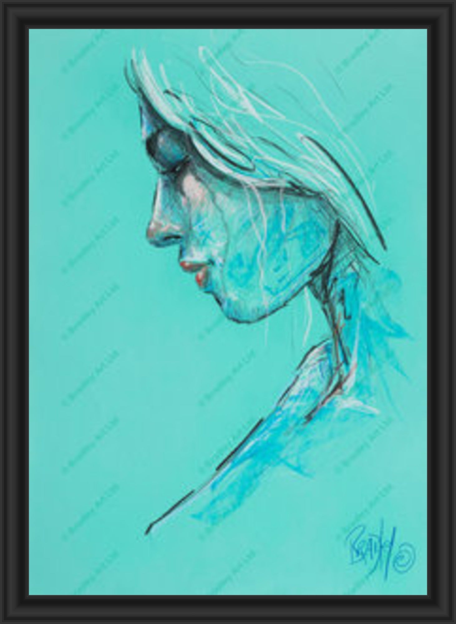 "Study III" (Green) XL Print