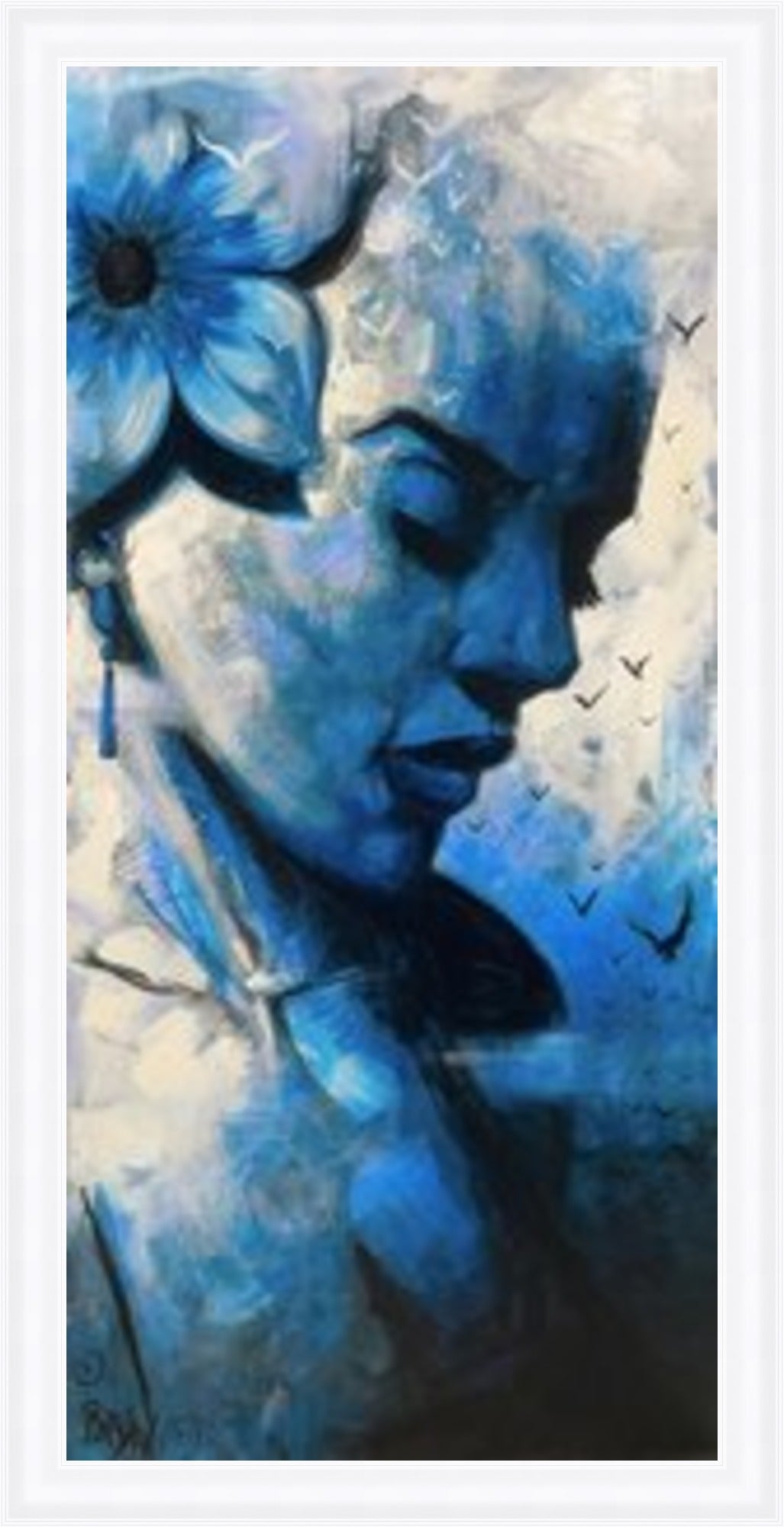 "Live Life" (Blue) XL Print