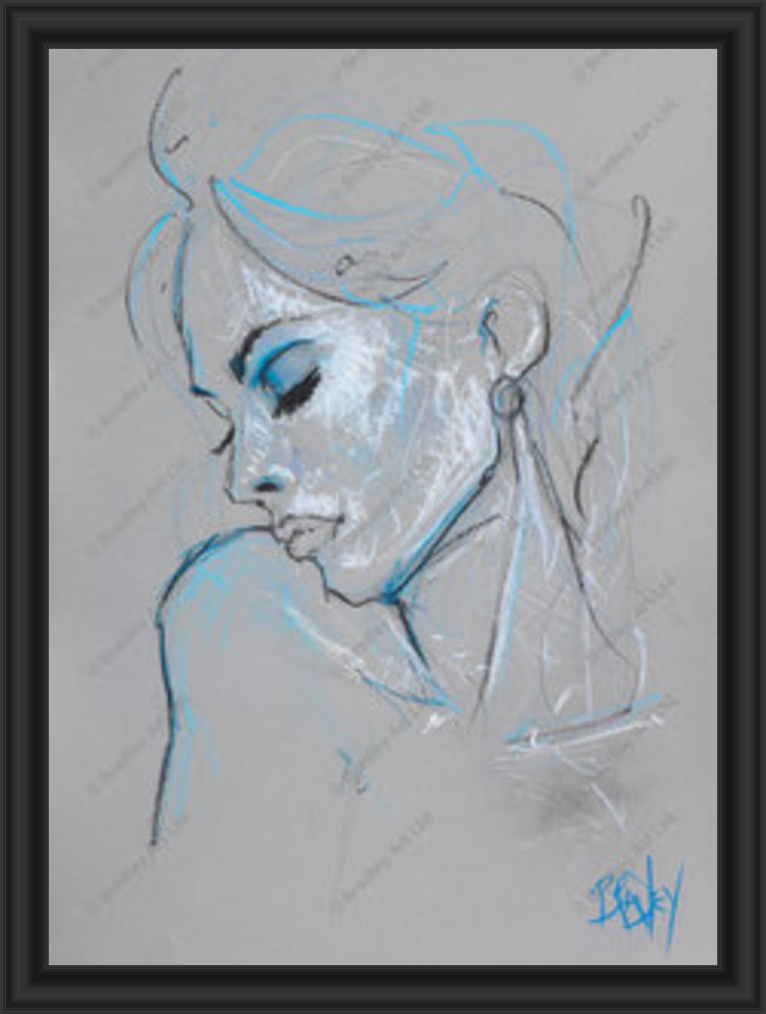 "Study I" (Grey) XL Print