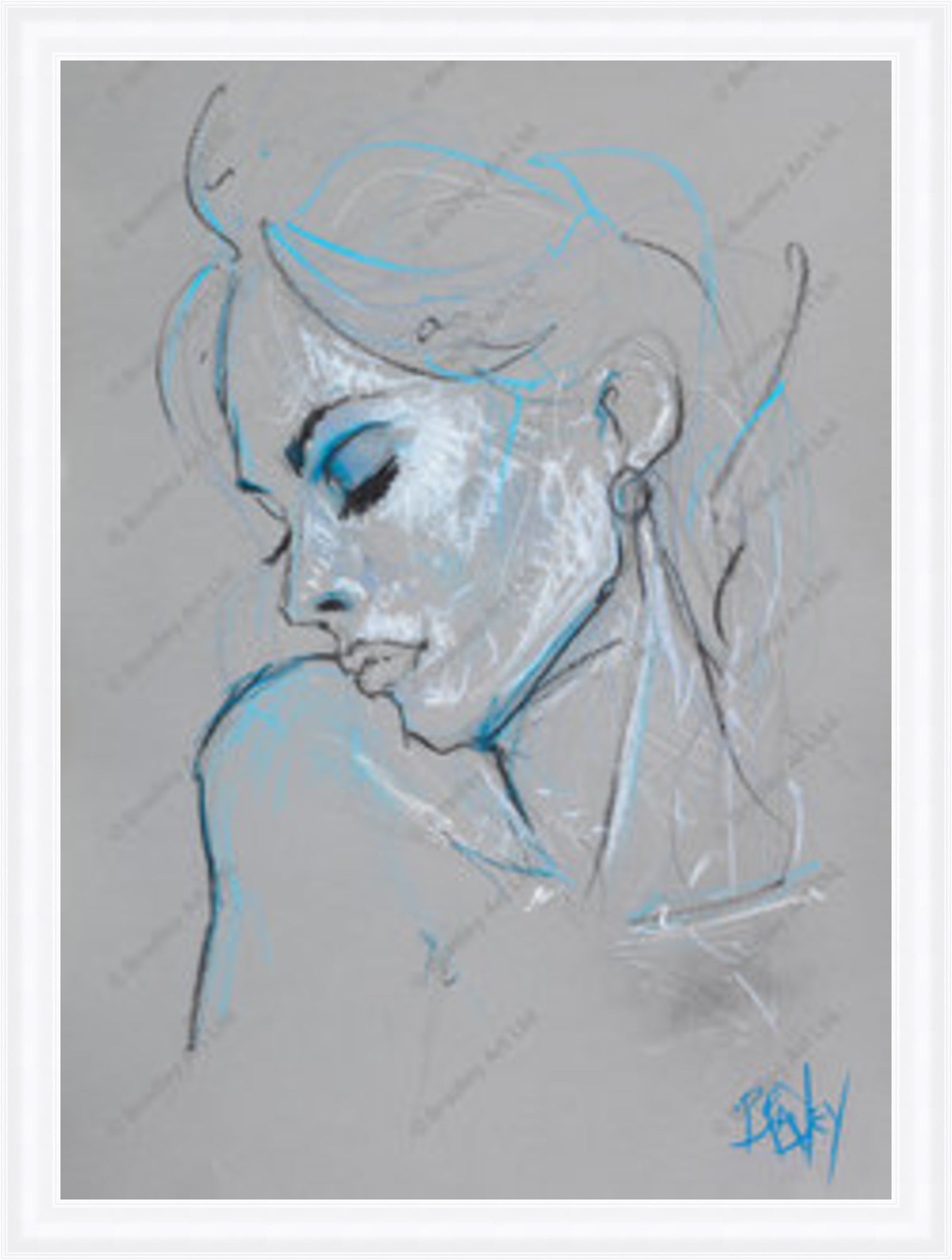 "Study I" (Grey) XL Print