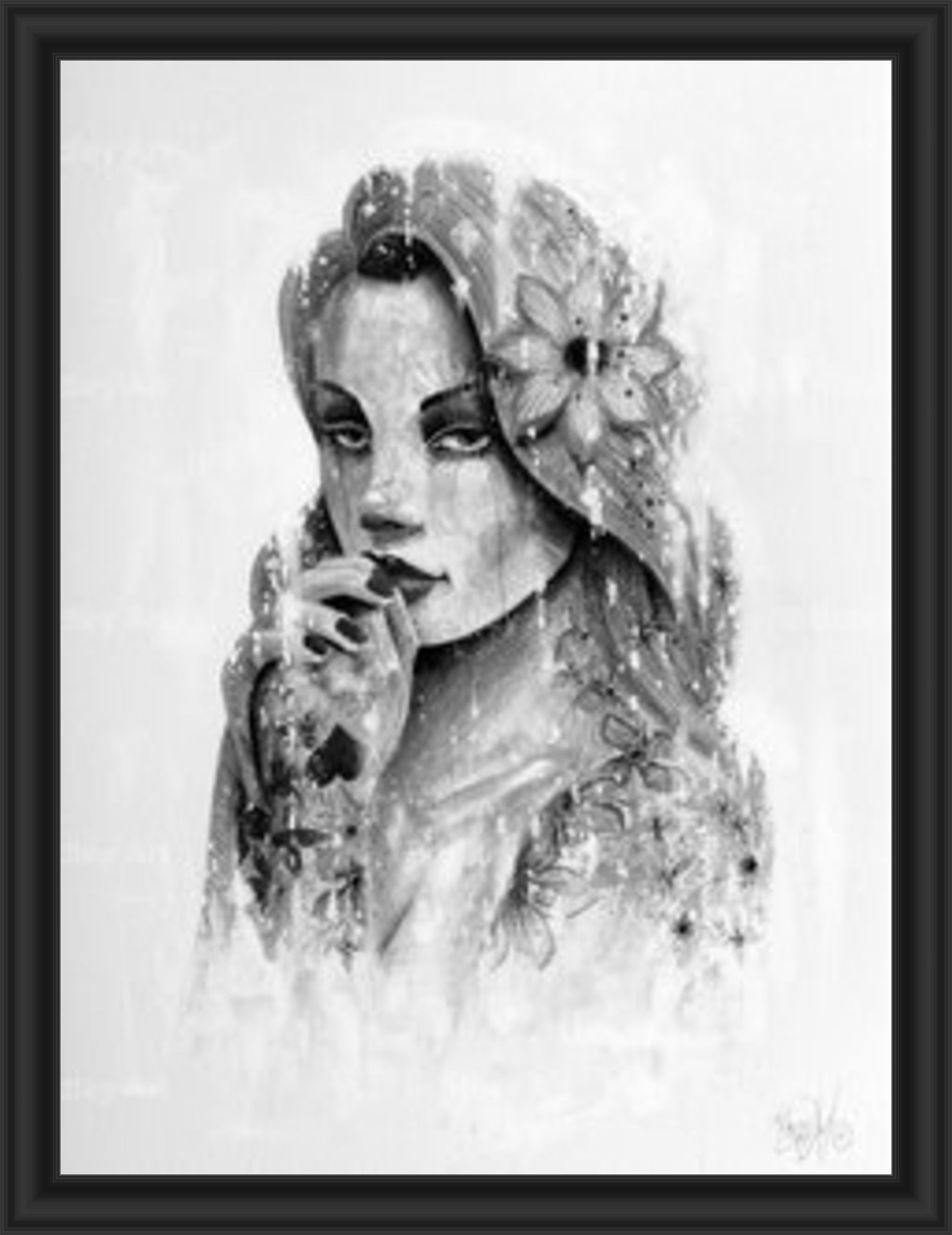 "Serenity" (B&W) XL Print