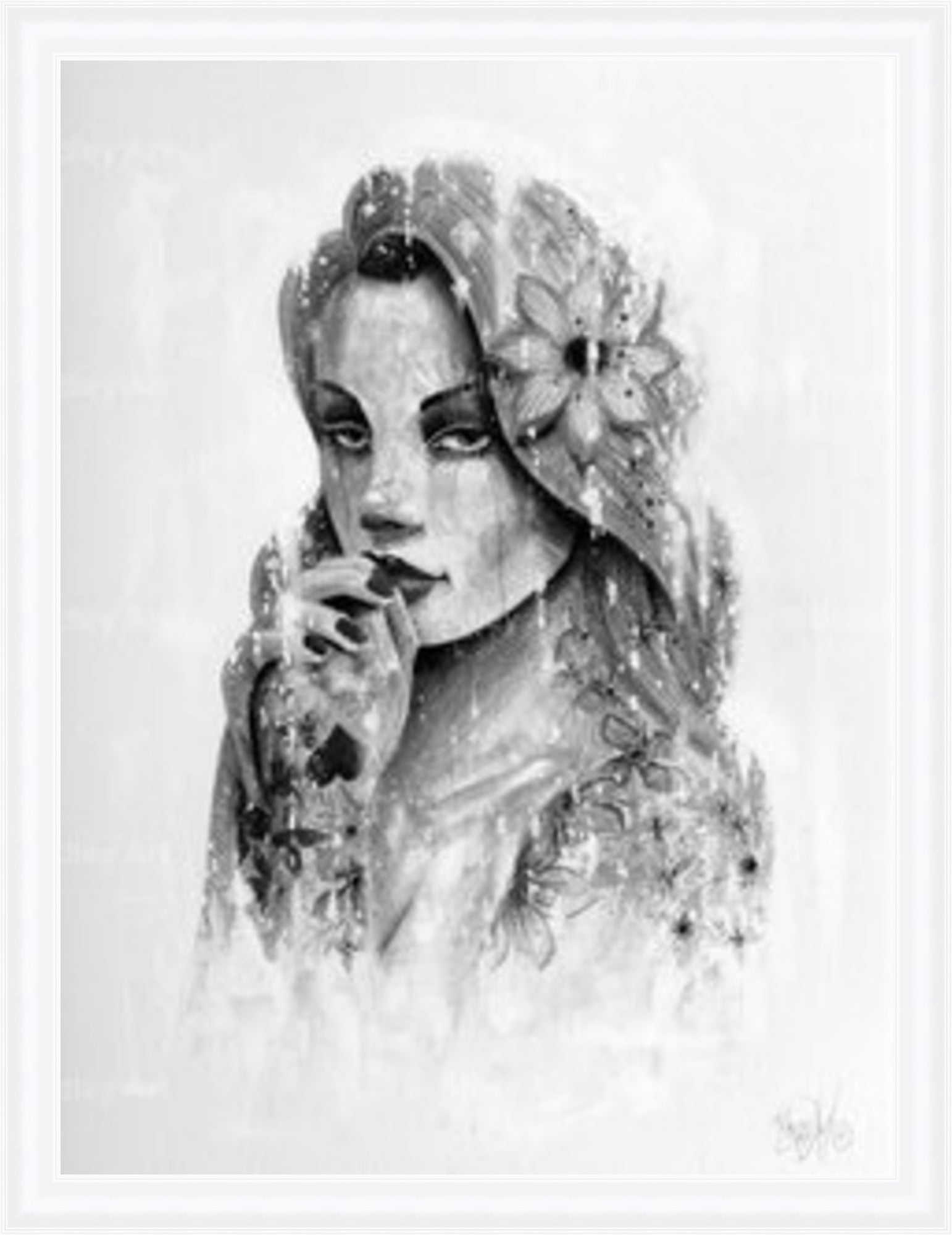 "Serenity" (B&W) XL Print