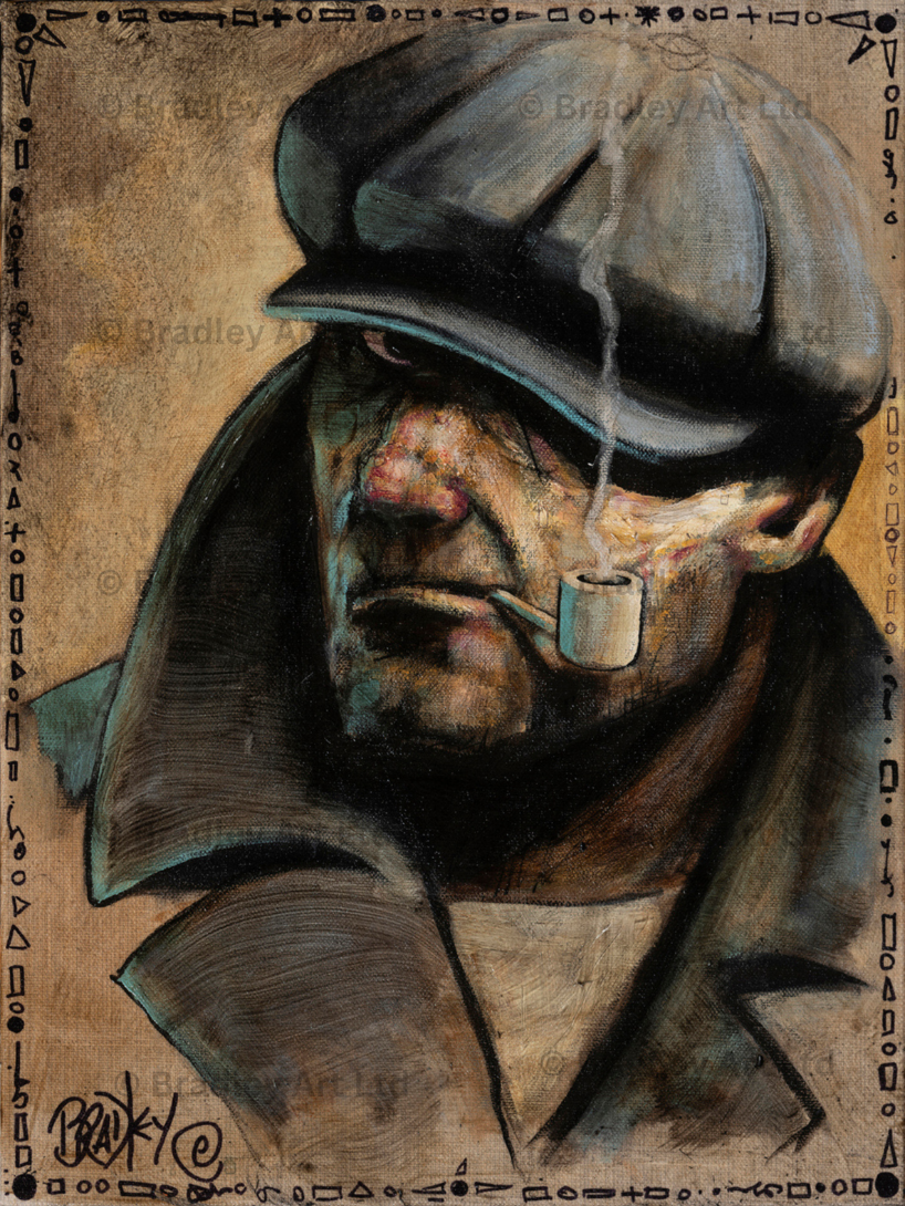 "Man With Pipe" HE Canvas