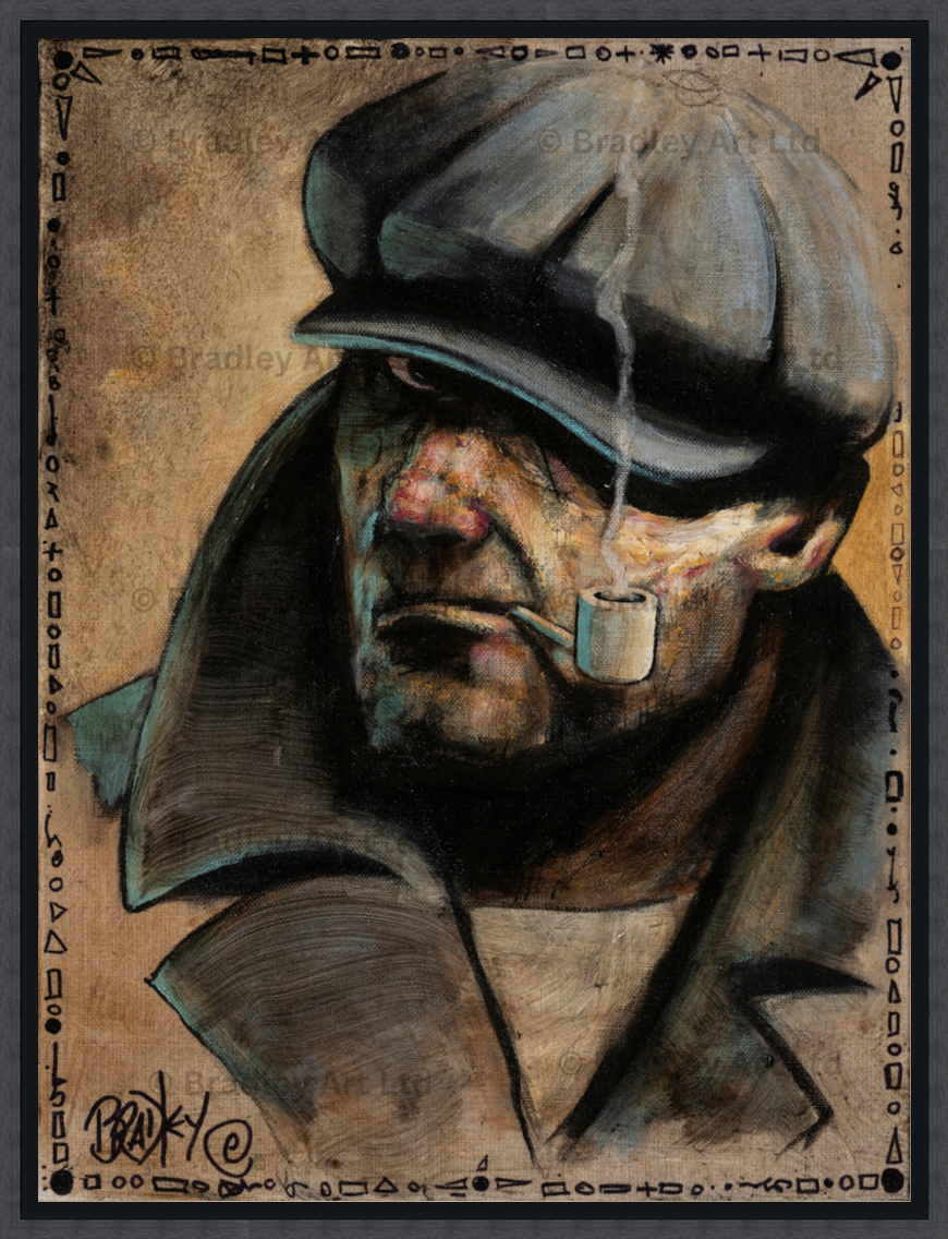 "Man With Pipe" HE Canvas