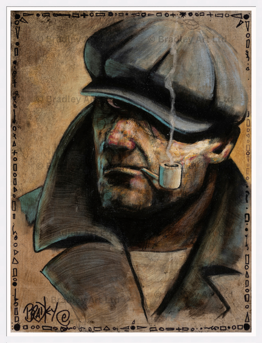 "Man With Pipe" HE Canvas