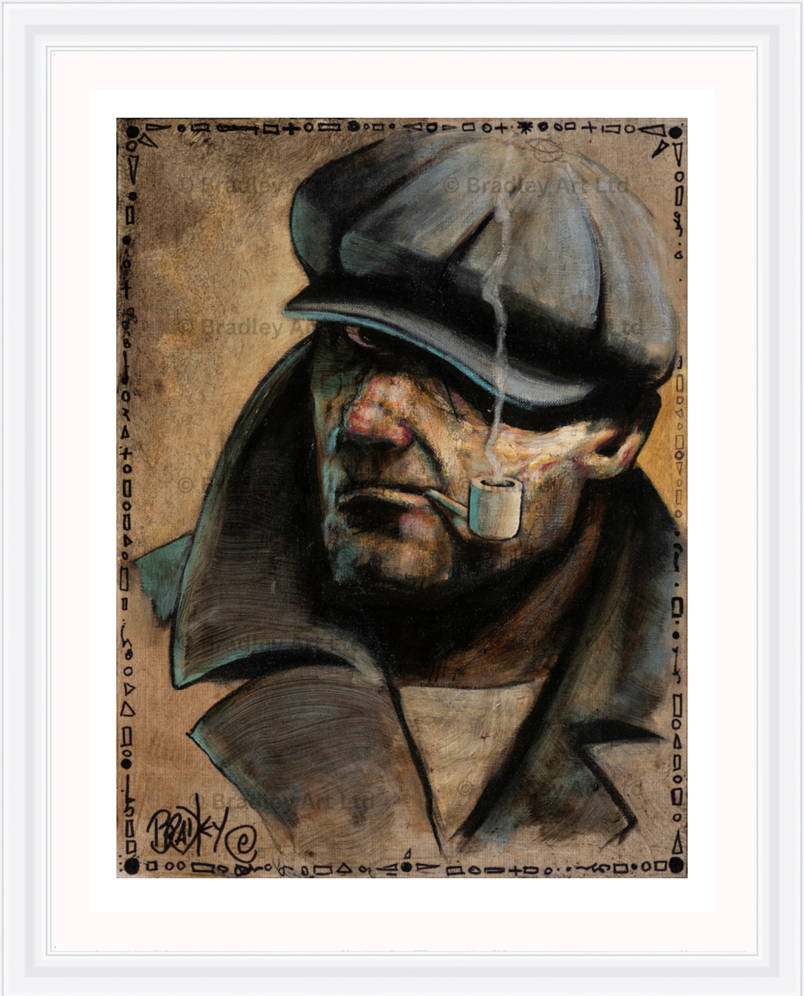 "Man With Pipe" Print