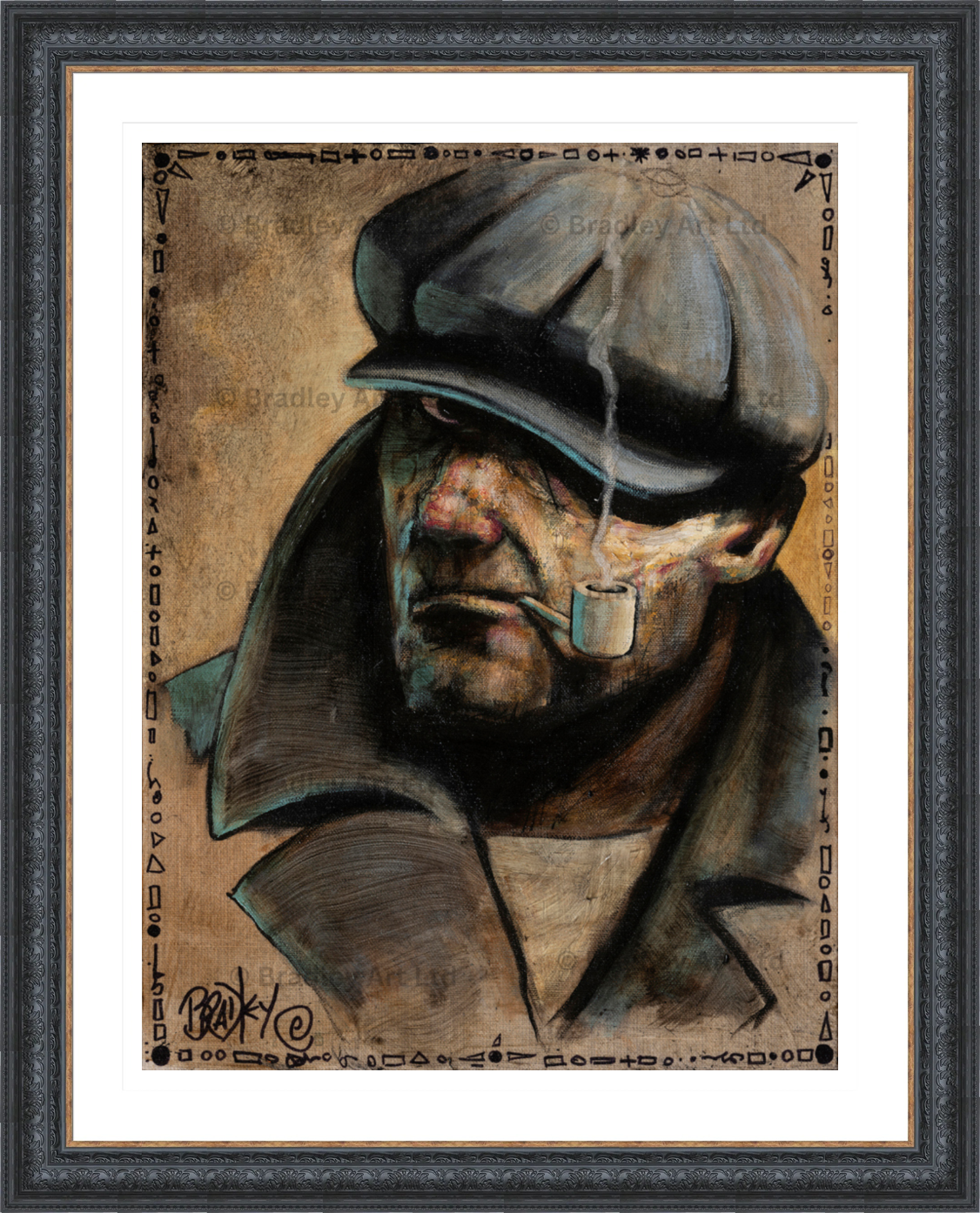 "Man With Pipe" HE Canvas