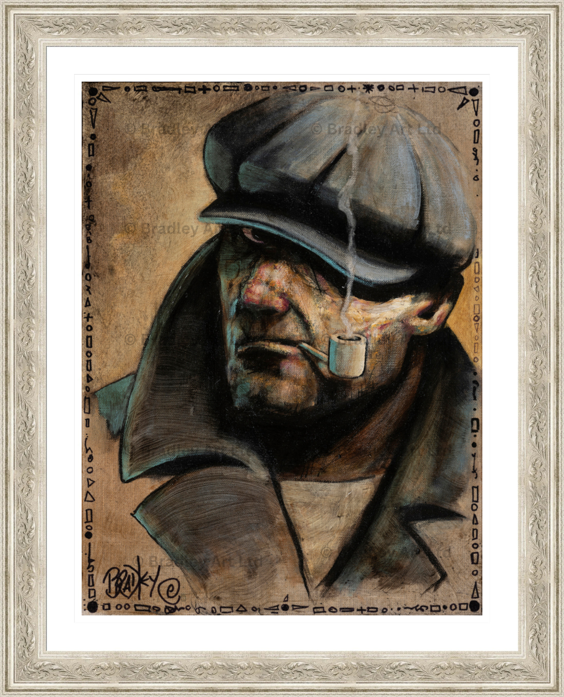"Man With Pipe" HE Canvas