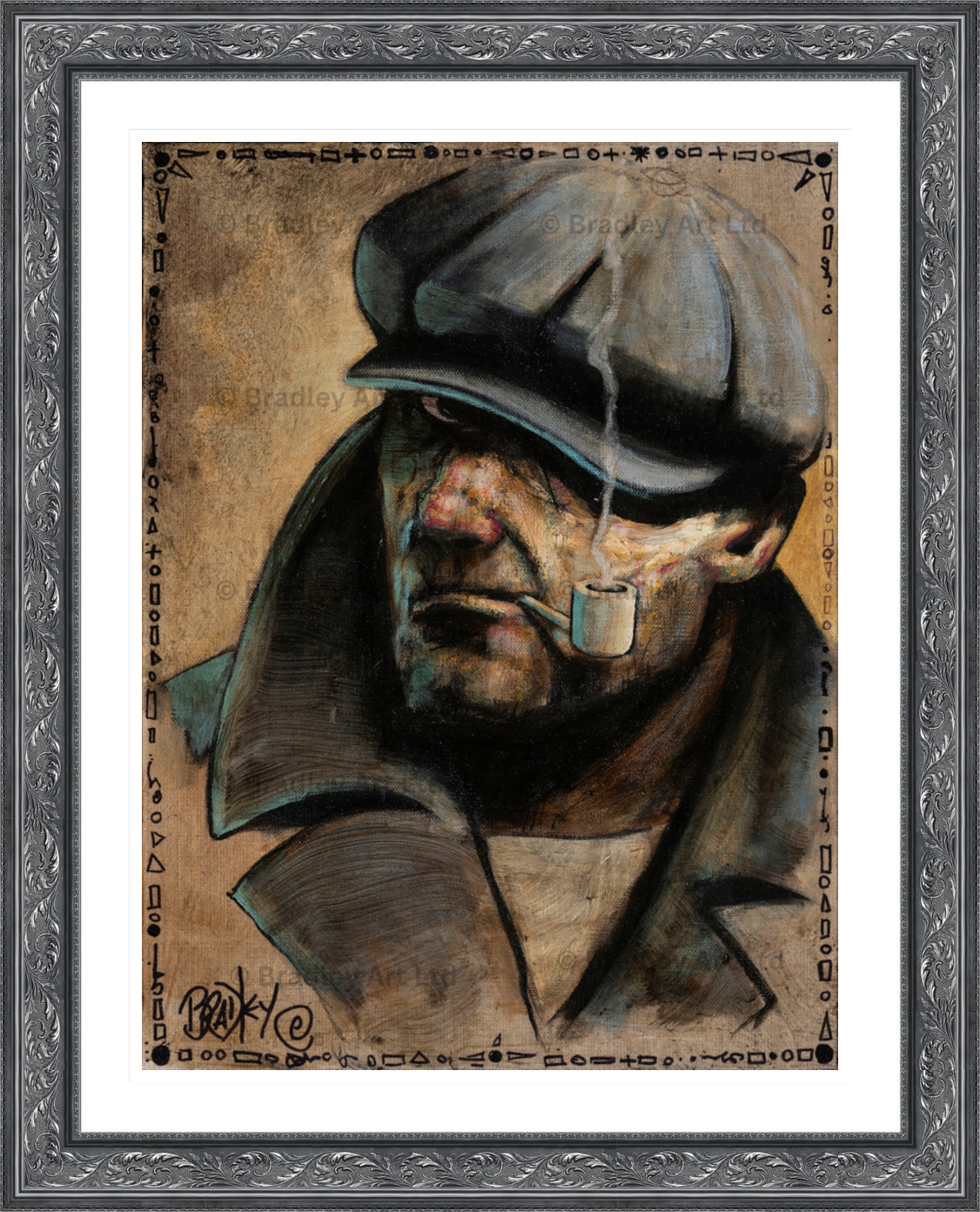 "Man With Pipe" HE Canvas